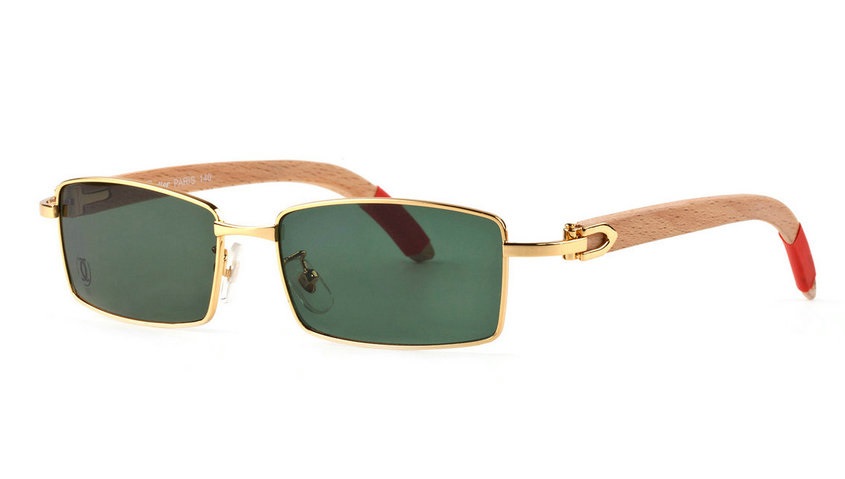 Wholesale Cheap Cartier Bamboo Glasses Frames for Sale-007