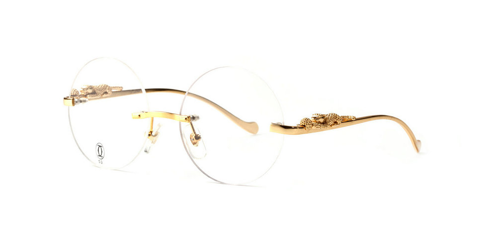 Wholesale Cheap Panthère de Cartier Optical Glasses for Sale-006