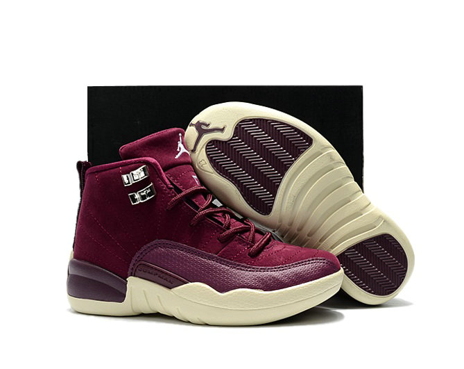 Wholesale Air Jordan 12 Kids Shoes for Sale-005